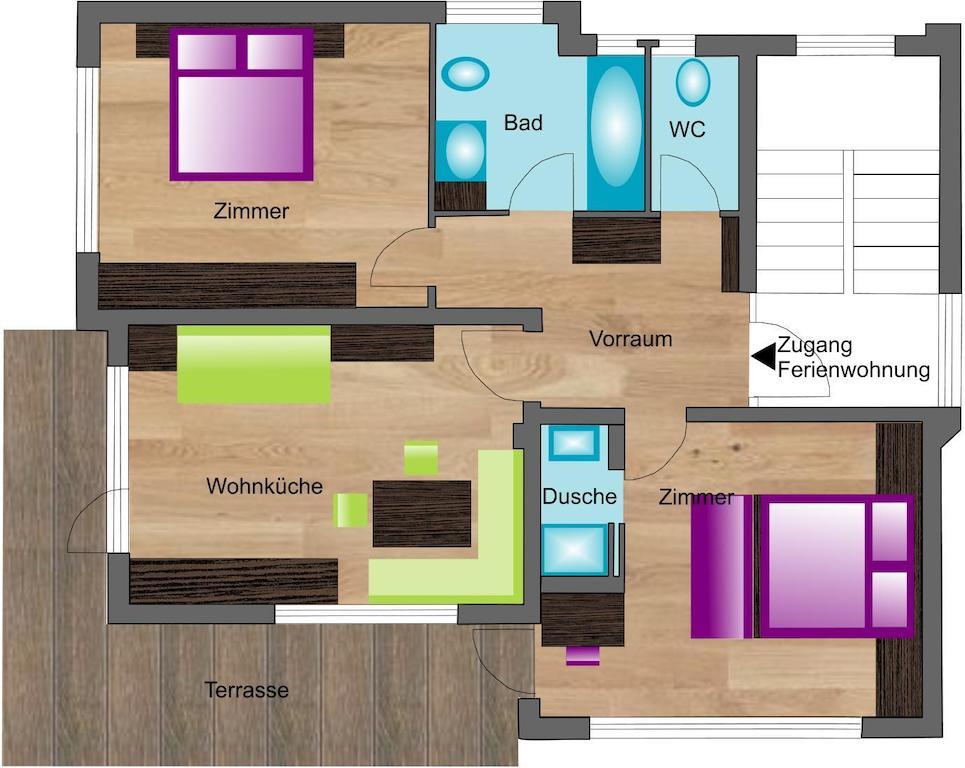Ferienwohnung Scheiber Зёльден Номер фото